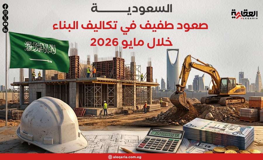السعودية.. صعود طفيف في تكاليف البناء خلال مايو 2026