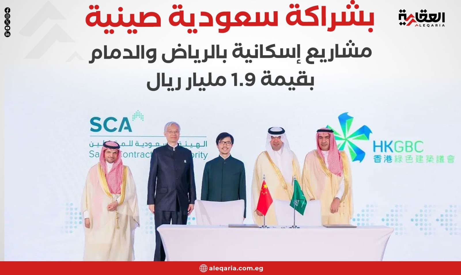 بشراكة سعودية صينية.. مشاريع إسكانية بالرياض والدمام بقيمة 1.9 مليار ريال
