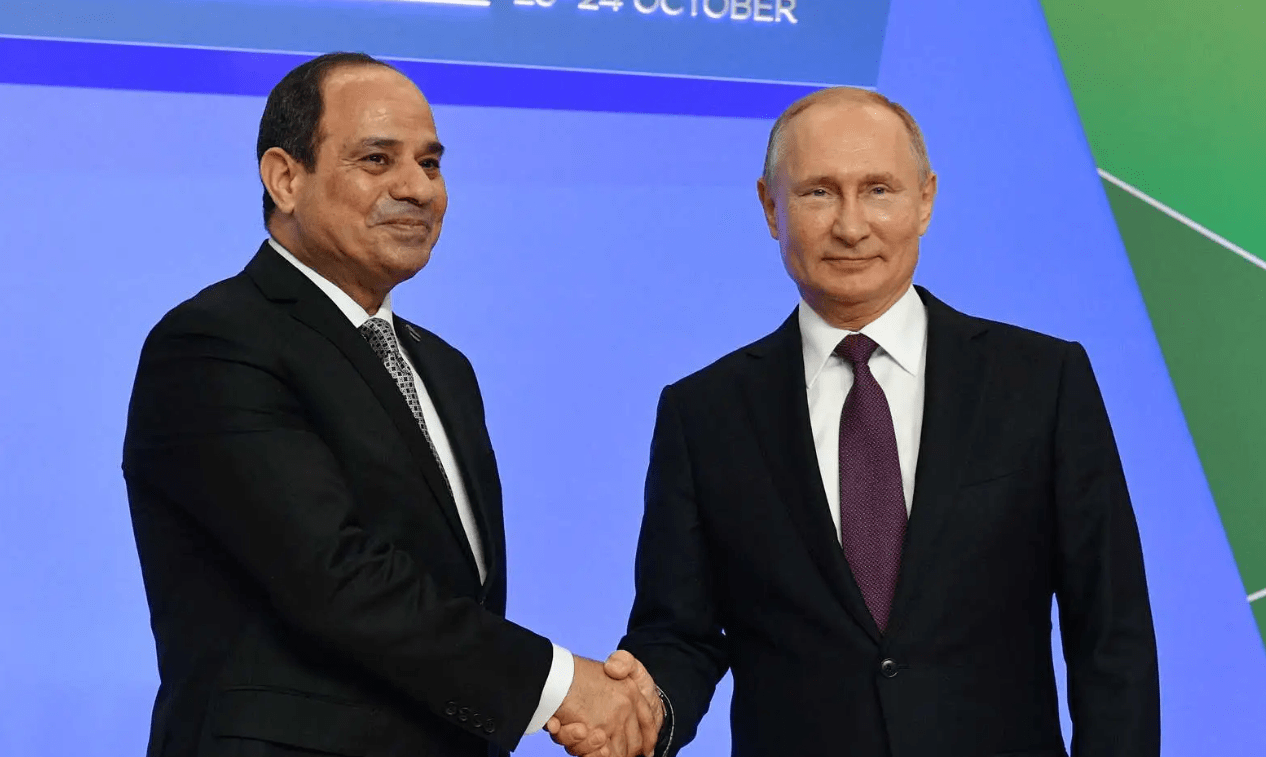 بوتين يشيد بدور الرئيس السيسي في تسوية الأزمات بالشرق الأوسط.. تفاصيل