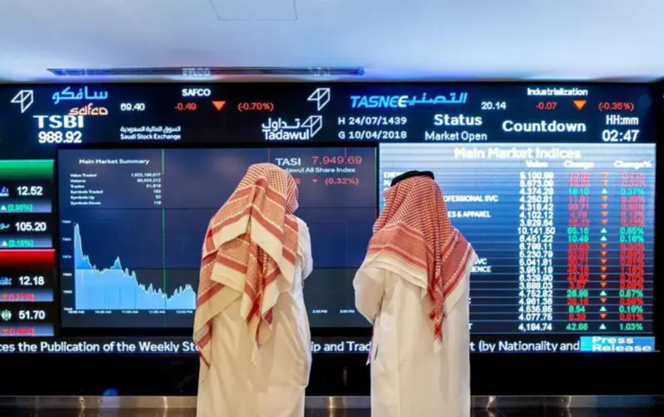 تذبذب الأسهم السعودية في منتصف جلسة اليوم الأربعاء 3 يونيو 2026