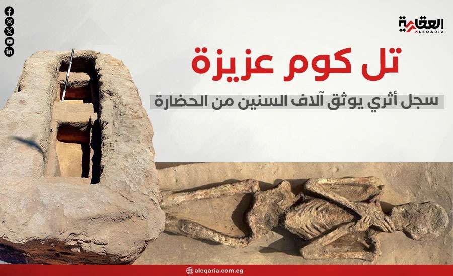 تل كوم عزيزة.. سجل أثري يوثق آلاف السنين من الحضارة
