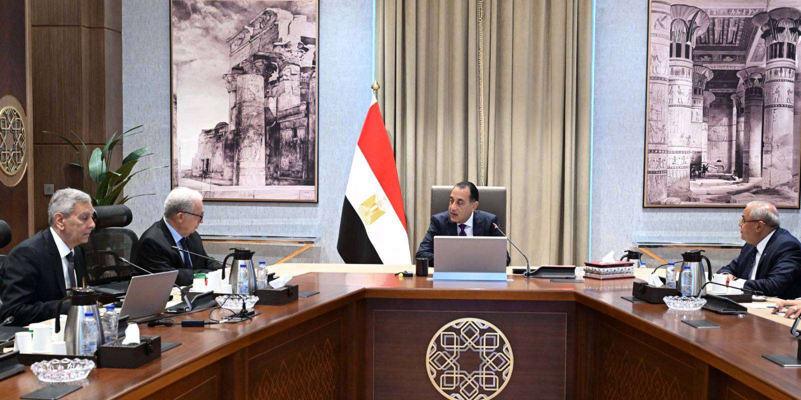 رئيس الوزراء يستعرض خطة تطوير أداء الشركة القابضة للأدوية والشركات التابعة لها