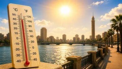 رطوبة مرتفعة.. الأرصاد تحذر من الطقس اليوم الثلاثاء وتكشف درجات الحرارة