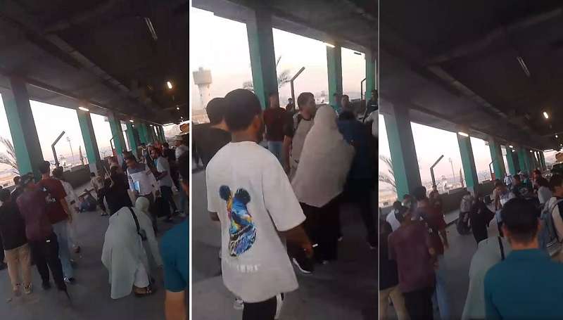 عاجل.. الاعتداء على الصحفي محمود علي وتمزيق ملابسه بموقف السلام على يد "عصابة تسول" وسائقين مخالفتين