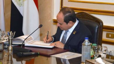 عاجل | الرئيس السيسي يصدر قرارًا جمهوريًا اليوم الإثنين