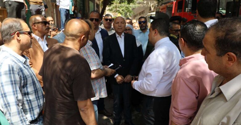 قرار عاجل من محافظ القاهرة بعد انهيار عقار في منشأة ناصر