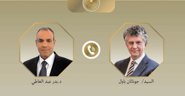 وزير الخارجية يبحث مع مستشار الأمن القومي البريطاني العلاقات الثنائية