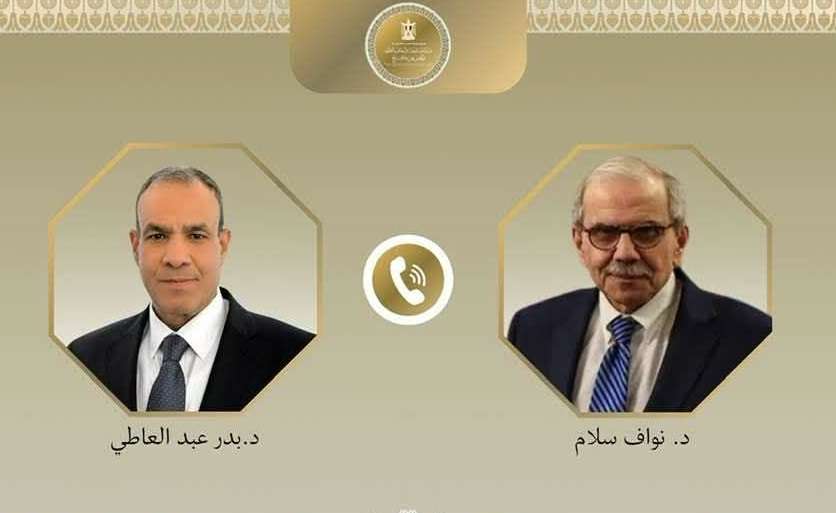 وزير الخارجية يبحث من رئيس الوزراء اللبناني تطورات الاوضاع في لبنان