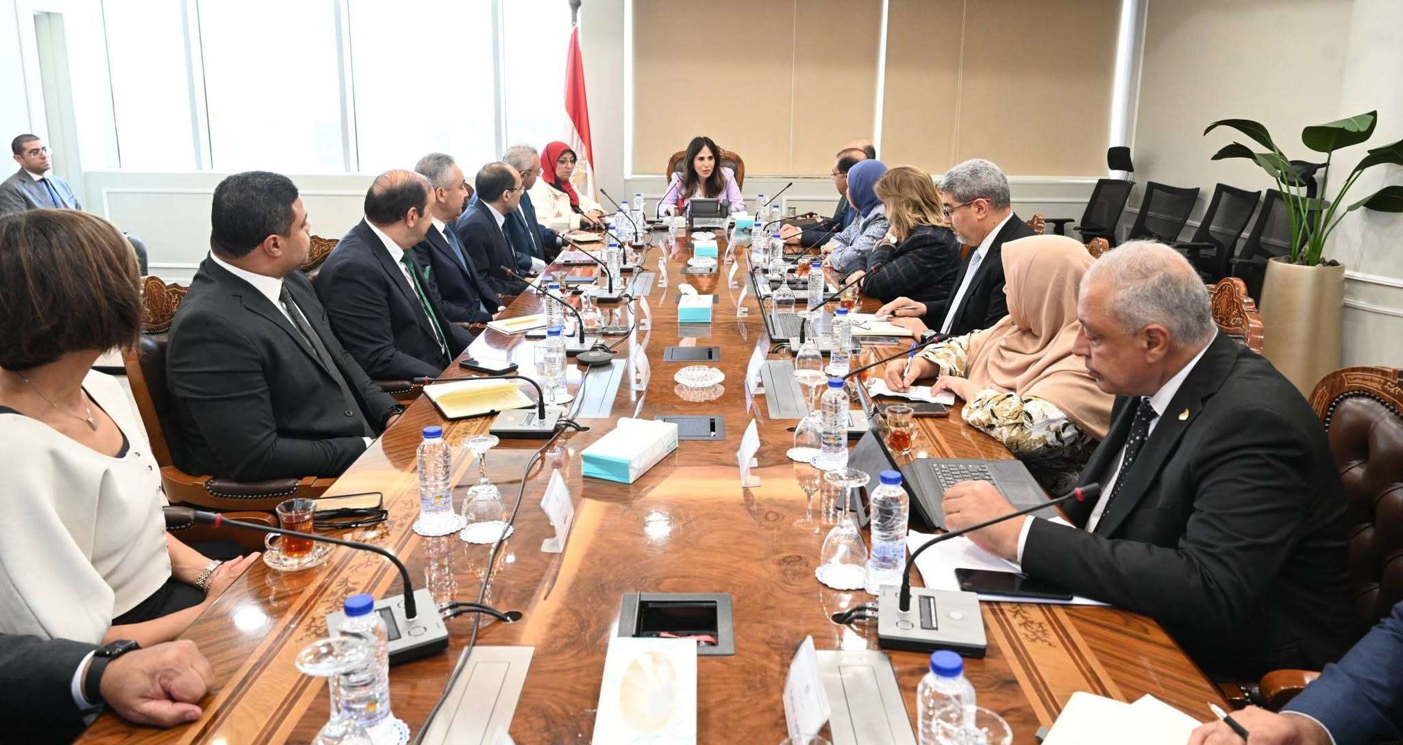 وزيرة الإسكان تتابع آخر مستجدات مشروع "حدائق تلال الفسطاط" واللمسات النهائية للأعمال الجارية