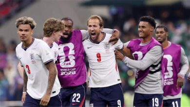 4 لاعبين مهددون بالغياب عن إنجلترا حال التأهل إلى نصف نهائي كأس العالم