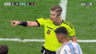 إلغاء هدف مصر الثاني أمام الأرجنتين في كأس العالم