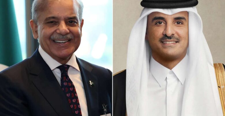 اتصال هاتفي بين أمير قطر ورئيس وزراء باكستان لبحث خفض التوترات وحماية الملاحة