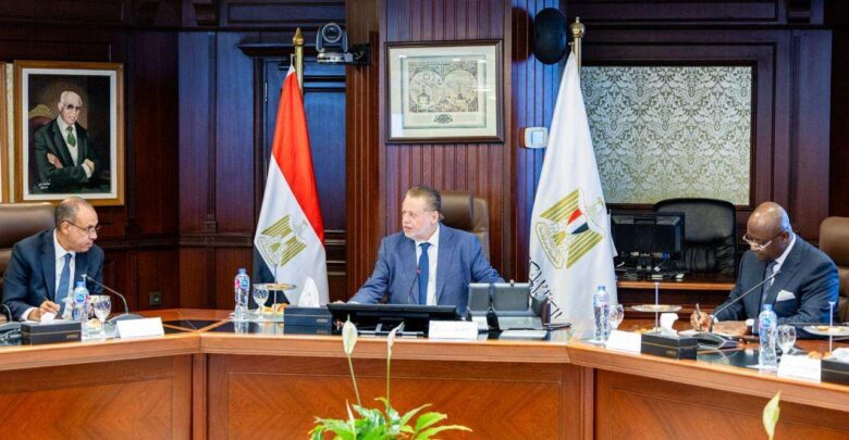 اجتماع ثلاثي بمشاركة محافظ البنك المركزي المصري ووزير الخارجية ورئيس البنك الإفريقي للتصدير والاستيراد