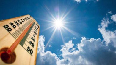 الأرصاد: طقس حار رطب غداً والعظمى 35 درجة بالقاهرة