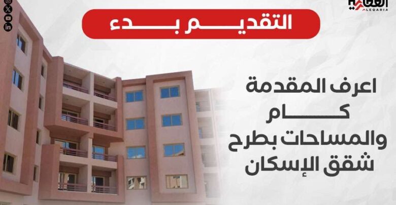 التقديم بدء.. اعرف المقدمة كام والمساحات بطرح شقق الإسكان