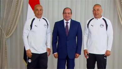 السيسي يحسم مصير حسام حسن مع منتخب مصر بعد انتهاء مشاركته في كأس العالم
