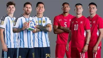 القنوات الناقلة لمباراة الأرجنتين وسويسرا اليوم في كأس العالم 