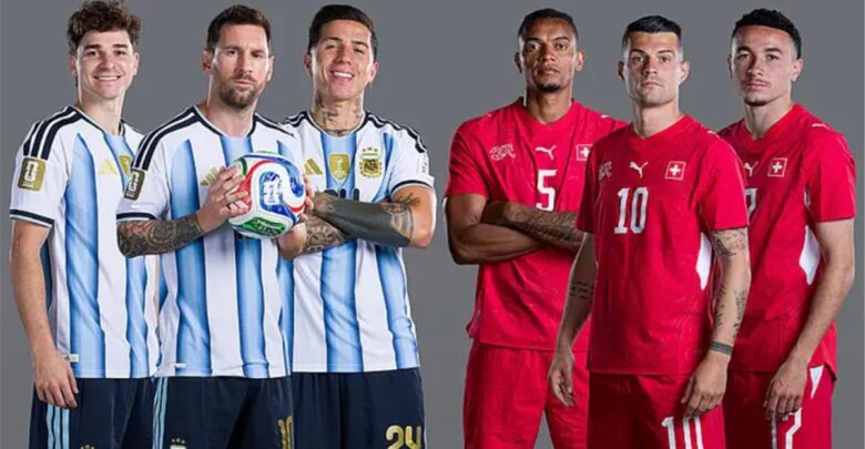 القنوات الناقلة لمباراة الأرجنتين وسويسرا اليوم في كأس العالم 
