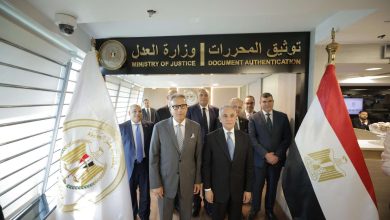 بالتعاون مع وزارة العدل.. البنك الأهلي المصري يفتتح مكتب توثيق الشهر العقاري بفرع التسعين