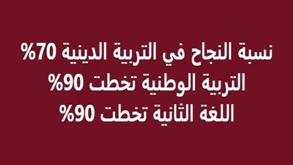 بشرى سارة لطلاب الثانوية العامة 2026.. نسب نجاح مرتفعة في المواد غير المضافة للمجموع