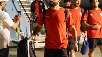 بعثة منتخب مصر تصل دالاس استعدادا لمواجهة أستراليا في كأس العالم
