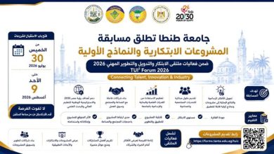 جامعة طنطا تفتح باب المنافسة في مسابقة الابتكار 2026