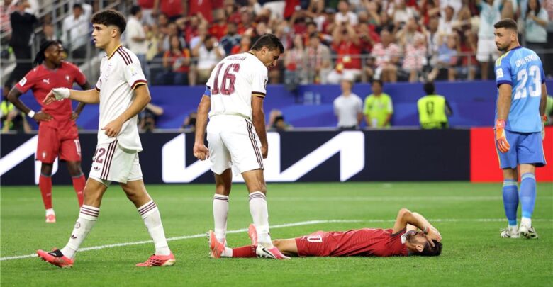 رجل مباراة إسبانيا والبرتغال في كأس العالم