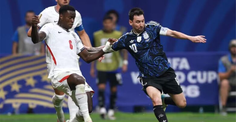 رجل مباراة الأرجنتين وإنجلترا في كأس العالم