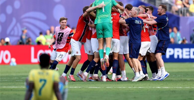رجل مباراة البرازيل والنرويج في كأس العالم