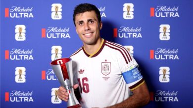 رودري: ما فعلته مع لاعب البرتغال خطأ واعتذرت له.. ورونالدو مثال يُحتذى به