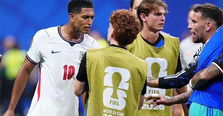 زوجة لاعب الأرجنتين توجه نقدًا لاذعًا إلى بيلينجهام بعد أحداث نصف نهائي كأس العالم