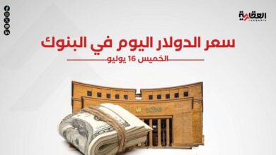 سعر الدولار في البنوك المصرية اليوم الخميس 16 يوليو 2026