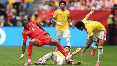 سويسرا ضد كولومبيا.. مواجهة مثيرة تنتهي بتأهل سويسرا للمربع الذهبي وتخطف بطاقة ربع النهائي