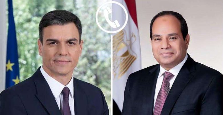 عاجل.. الرئيس السيسي يجري اتصالا برئيس وزراء إسبانيا