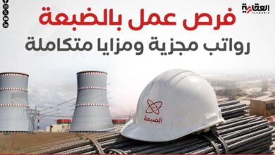 فرص عمل بالضبعة.. رواتب مجزية ومزايا متكاملة