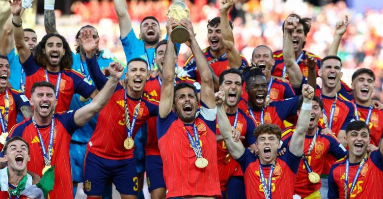 فيديو | سخرية من رونالدو خلال احتفالات إسبانيا بـ كأس العالم