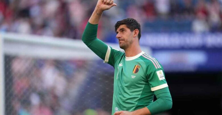 كورتوا: لسنا مرشحين للفوز على إسبانيا.. وسنلعب ضد منتخب عظيم