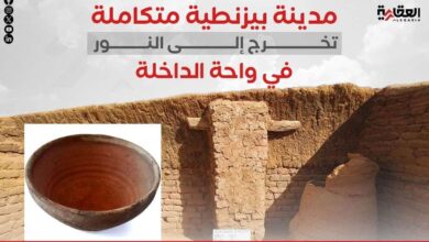 مدينة بيزنطية متكاملة تخرج إلى النور في واحة الداخلة