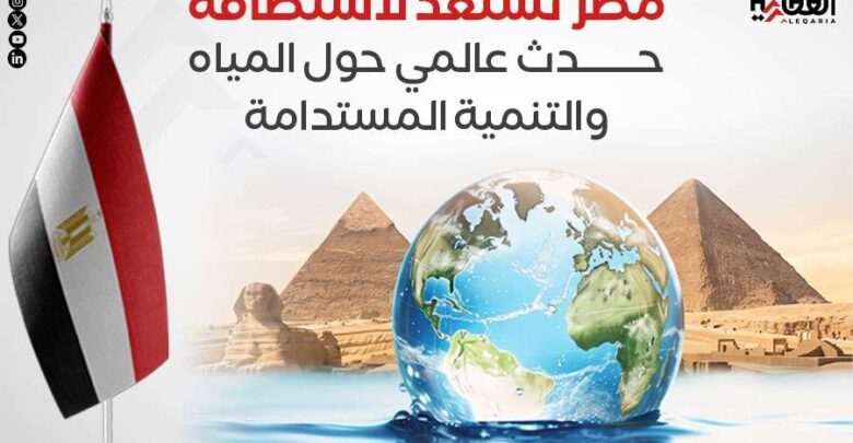 مصر تستعد لاستضافة حدث عالمي حول المياه والتنمية المستدامة