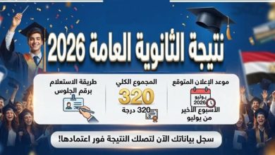 من 1 إلى 5 أغسطس.. نتيجة الثانوية العامة 2026 على موقع السبورة فور اعتمادها من الوزير