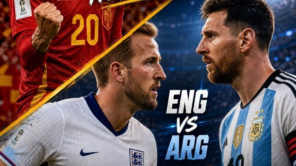 موعد مباراة إنجلترا والأرجنتين اليوم كأس العالم 2026 والقنوات الناقلة