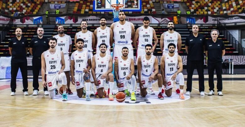موعد مباراة مصر وأنجولا اليوم في تصفيات كأس العالم لكرة السلة