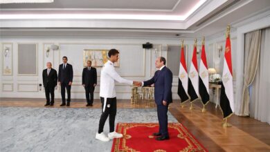 موندو ديبورتيفو تسلط الضوء على استقبال السيسي لحمزة عبد الكريم