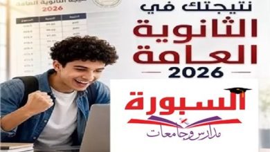 نتيجة الثانوية العامة 2026 على السبورة.. رابط مباشر بالاسم ورقم الجلوس