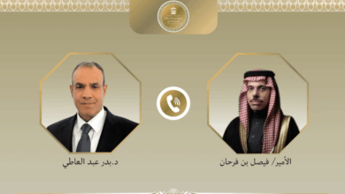 وزير الخارجية يبحث مع نظيره السعودي مستجدات الأوضاع الإقليمية