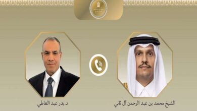 وزير الخارجية يبحث مع نظيره القطري العلاقات الثنائية والتطورات الإقليمية