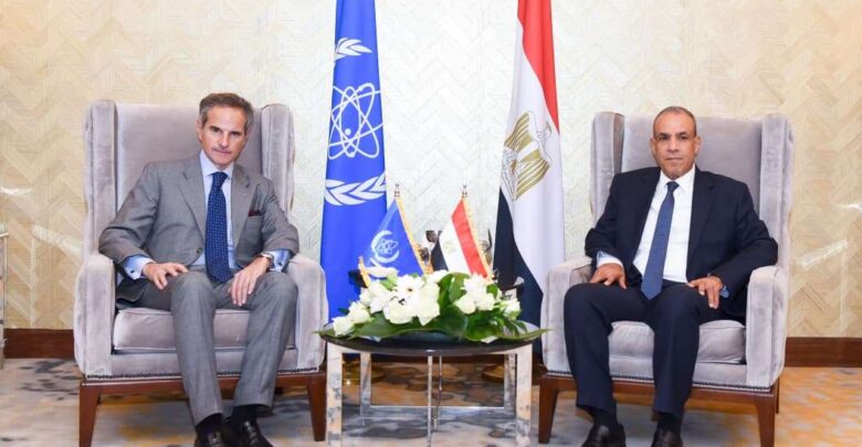 وزير الخارجية يلتقي المدير العام للوكالة الدولية للطاقة الذرية بمدينة العلمين