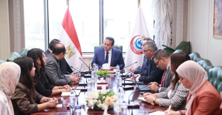 وزير الصحة يبحث سبل التعاون مع شركة "راي" المتخصصة في الاستشارات الهندسية والمستشفيات الذكية