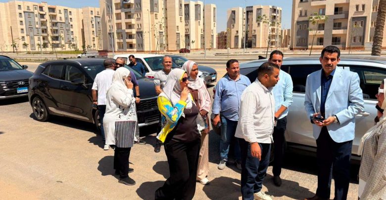 آخر تطورات إنشاء وحدات "سكن لكل المصريين" بغرب المطار في أكتوبر (صور)