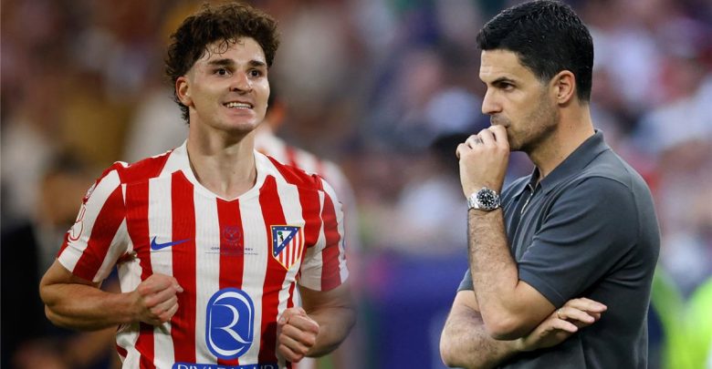 أرتيتا يوجه ضربة قوية لـ أتلتيكو مدريد بشأن ألفاريز